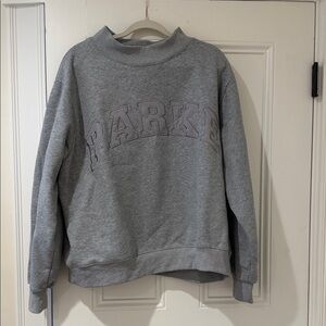 PARKE Gray mock neck **monochrome edition**
